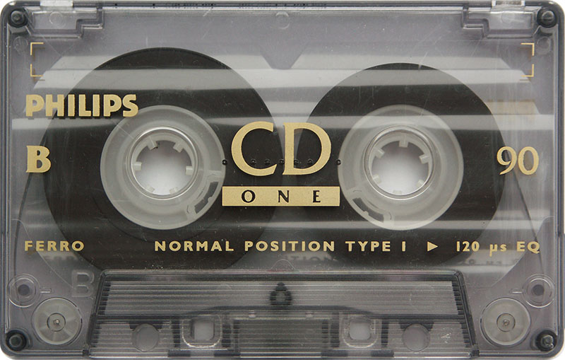A Phillips CD One cassette side B