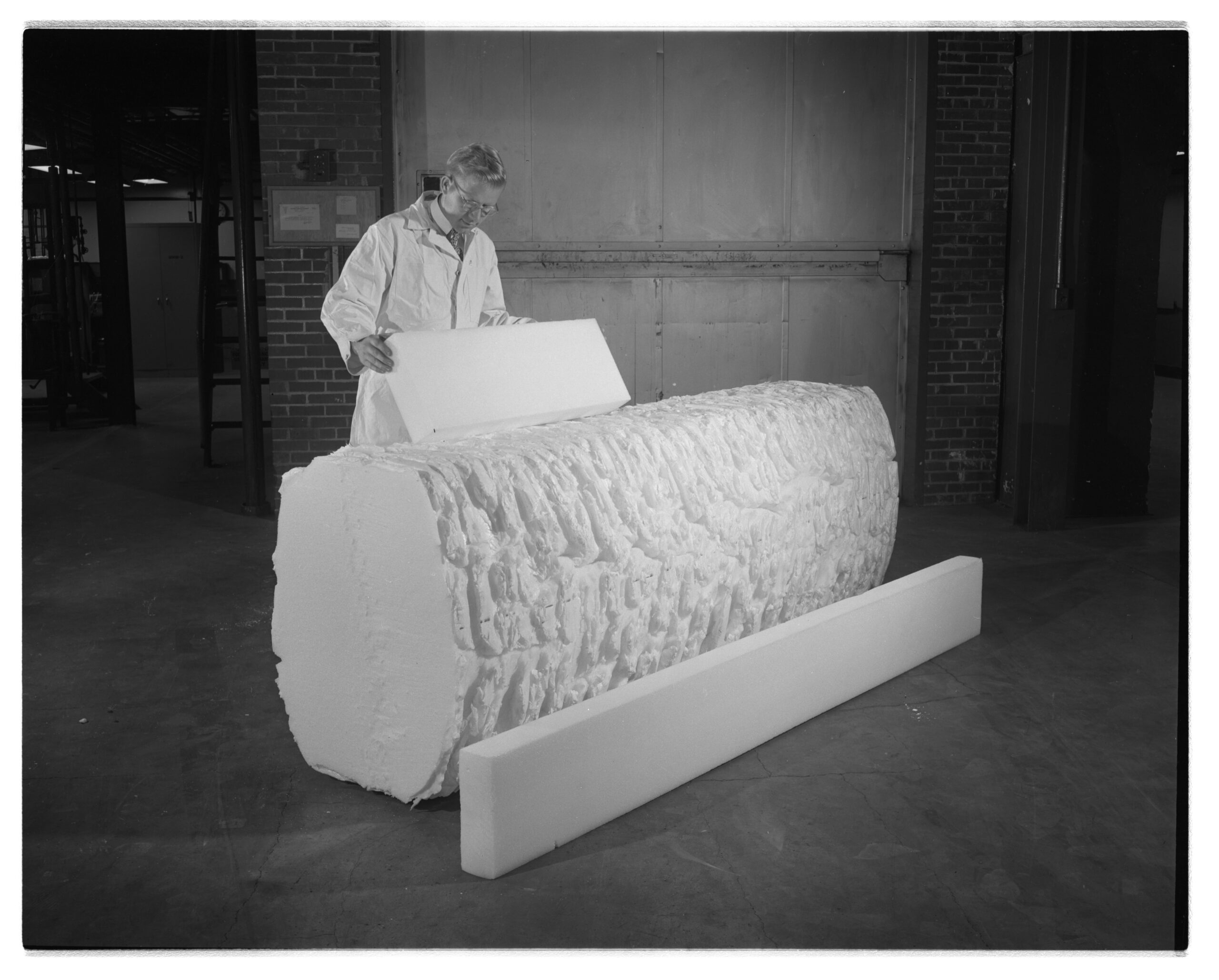 “Examining Pieces of Styrofoam at Dow Chemical Company.” 2025. Science History Institute Digital Collections. 2025. https://digital.sciencehistory.org/works/tx31qj223/viewer/pz50gw679.