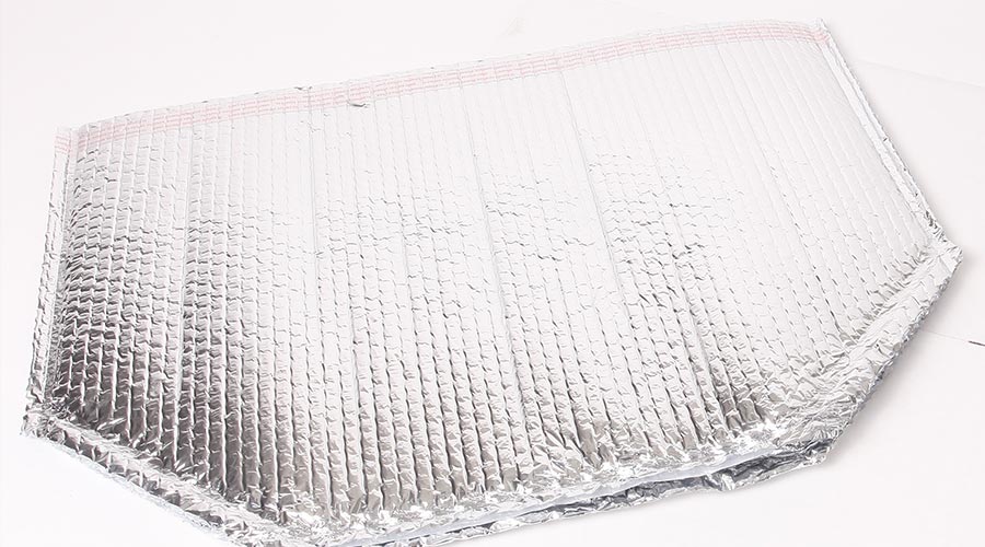 Foil bubble insulation.